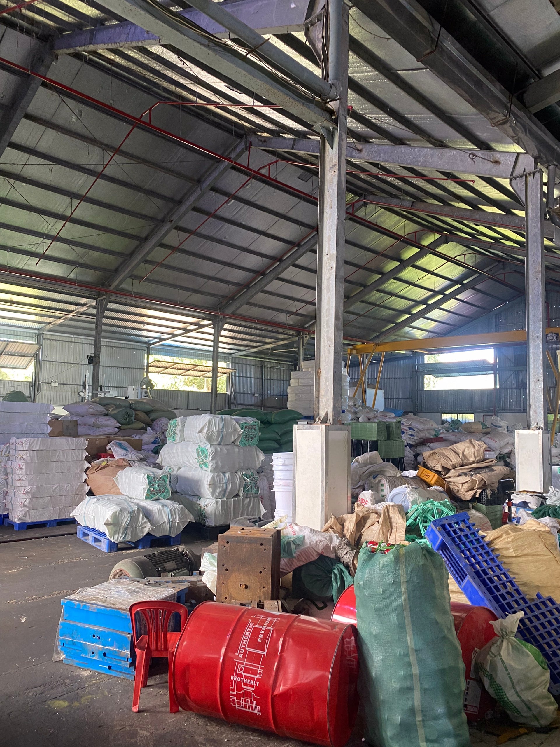 Packing area